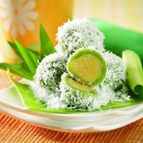 Cara membuat KLEPON KUKUS KACANG HIJAU - Resep Masakan Rumahan