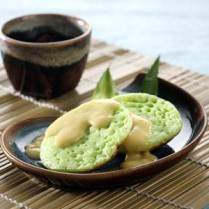 Cara membuat SERABI PANDAN KINCA DURIAN - Resep Masakan Rumahan