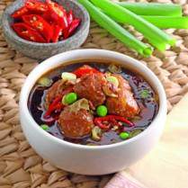Cara membuat SEMUR BAKSO IKAN TENGGIRI - Resep Masakan Rumahan