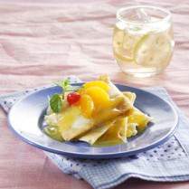 Cara membuat CREPE SAUS JERUK - Resep Masakan Rumahan