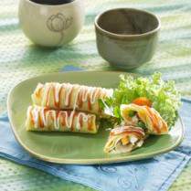 Cara membuat CREPE AYAM JAMUR - Resep Masakan Rumahan