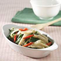 Cara membuat DAUN GINSENG TUMIS BAWANG BOMBAY - Resep Masakan Rumahan