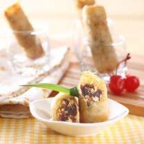 Cara membuat LUMPIA ISI KACANG KURMA - Resep Masakan Rumahan