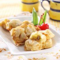 Cara membuat PISANG GORENG ALMON KEJU - Resep Masakan Rumahan
