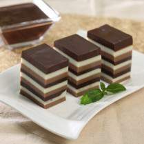 Cara membuat LOAF LAYER CHOCOLATE PUDING - Resep Masakan Rumahan