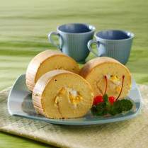 Cara membuat CHIFFON GULUNG UBI JAGUNG - Resep Masakan Rumahan