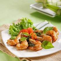Cara membuat UDANG TUMIS CABAI DAN KEMANGI - Resep Masakan Rumahan