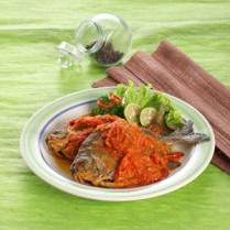 Cara membuat BAWAL BUMBU RUJAK - Resep Masakan Rumahan
