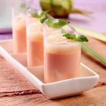 Cara membuat PUDING KRIM SAUS LECI - Resep Masakan Rumahan