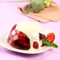 Cara membuat PUDING KACA KOKTAIL STROBERI - Resep Masakan Rumahan