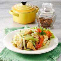 Cara membuat OSENG LABU SIAM TAHU KULIT - Resep Masakan Rumahan