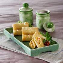 Cara membuat LUMPIA MINI UDANG MANGGA - Resep Masakan Rumahan