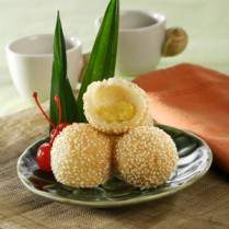 Cara membuat Onde-Onde Kacang Hijau Nagka - Resep Masakan Rumahan