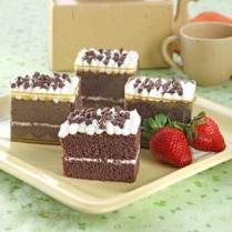 Cara membuat Cake Cokelat Keping Berlapis - Resep Masakan Rumahan