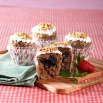 Cara membuat Cup Cake Isi Vla Cokelat - Resep Masakan Rumahan