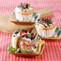 Cara membuat Cup Cake Jahe Fruit Mix - Resep Masakan Rumahan