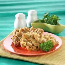 Cara membuat Bakwan Oncom Teri - Resep Masakan Rumahan