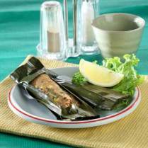 Cara membuat Pepes Oncom Campur - Resep Masakan Rumahan