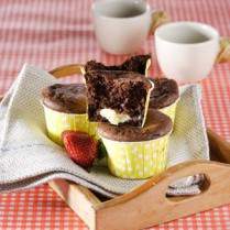 Cara membuat Cup Cake Cokelat Tape Keju - Resep Masakan Rumahan