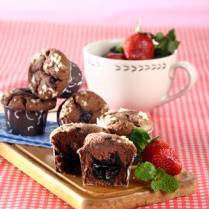 Cara membuat Cup Cake Cokelat Mint Kurma - Resep Masakan Rumahan