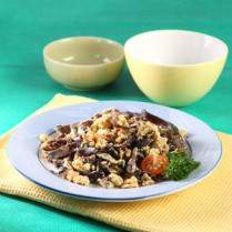 Cara membuat Orak-Arik Telur Jamur Kuping - Resep Masakan Rumahan