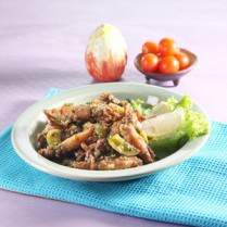 Cara membuat Cumi Asin Hijau Pedas - Resep Masakan Rumahan