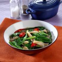 Cara membuat Tumis Caisim Jamur Tiram - Resep Masakan Rumahan