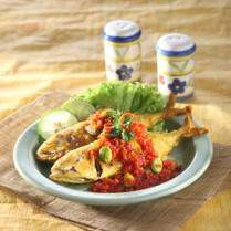 Cara membuat Kembung Goreng Tepung Sambal Petai - Resep Masakan Rumahan