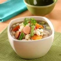Cara membuat Sup Sosis Makaroni - Resep Masakan Rumahan