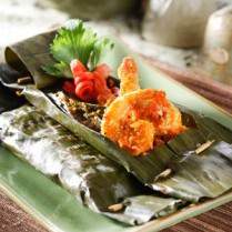 Cara membuat Pepes Udang Daun Melinjo - Resep Masakan Rumahan