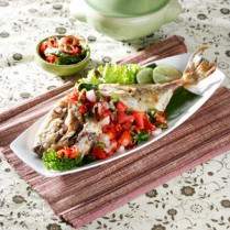 Cara membuat Ikan Ayam Ayam Sambal Dabu-Dabu - Resep Masakan Rumahan