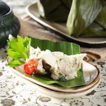 Cara membuat Botok Jamur Merang Taoco - Resep Masakan Rumahan