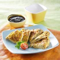 Cara membuat Telur Dadar Saus Petis - Resep Masakan Rumahan
