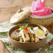 Cara membuat Ketupat Sayur Padang - Resep Masakan Rumahan