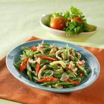 Cara membuat Buncis Usus Ayam - Resep Masakan Rumahan