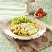 Cara membuat Cumi-Cumi Tumis Tahu - Resep Masakan Rumahan