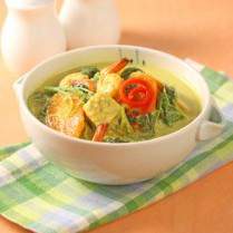 Cara membuat Sayur Bobor Bayam Jagung Wortel - Resep Masakan Rumahan