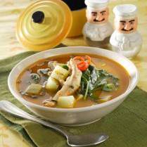 Cara membuat Sayur Kangkung Kuah Ceker Ayam - Resep Masakan Rumahan