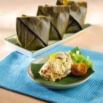 Cara membuat Botok Tahu Peda Daun Melinjo - Resep Masakan Rumahan