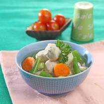 Cara membuat Sup Bola-Bola Ayam - Resep Masakan Rumahan