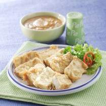 Cara membuat Tahu Kuning Saus Kacang - Resep Masakan Rumahan
