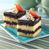 Cara membuat Cake Mini Cokelat Kacang - Resep Masakan Rumahan