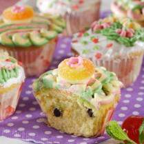Cara membuat Cup Cake Pelangi - Resep Masakan Rumahan