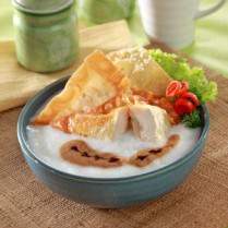 Cara membuat Bubur Ayam Bakso Tahu Goreng - Resep Masakan Rumahan