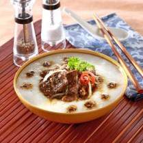 Cara membuat Bubur Sapi Lada Hitam - Resep Masakan Rumahan