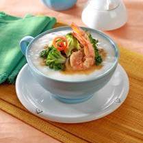 Cara membuat Bubur Udang Brokoli - Resep Masakan Rumahan