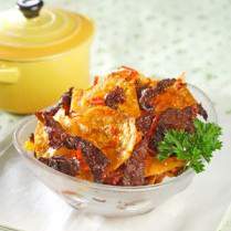 Cara membuat Kering Dendeng Kentang Balado - Resep Masakan Rumahan