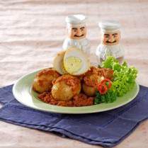 Cara membuat Telur Bumbu Sambal Ebi - Resep Masakan Rumahan