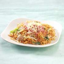 Cara membuat Mi Goreng Kornet Keju - Resep Masakan Rumahan