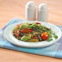Cara membuat Kangkung Teri Petai - Resep Masakan Rumahan
